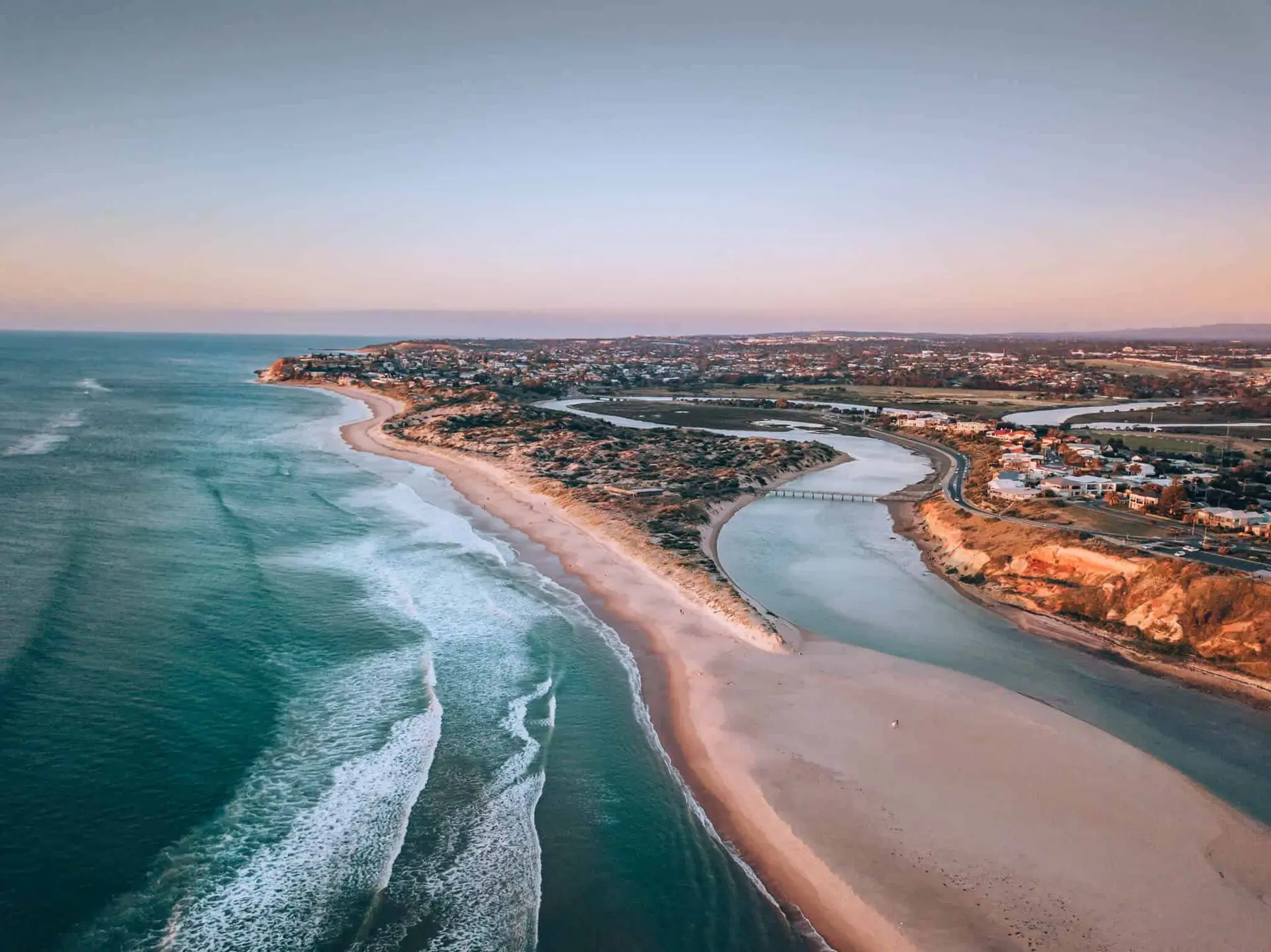 Scenic coastal view in South Australia